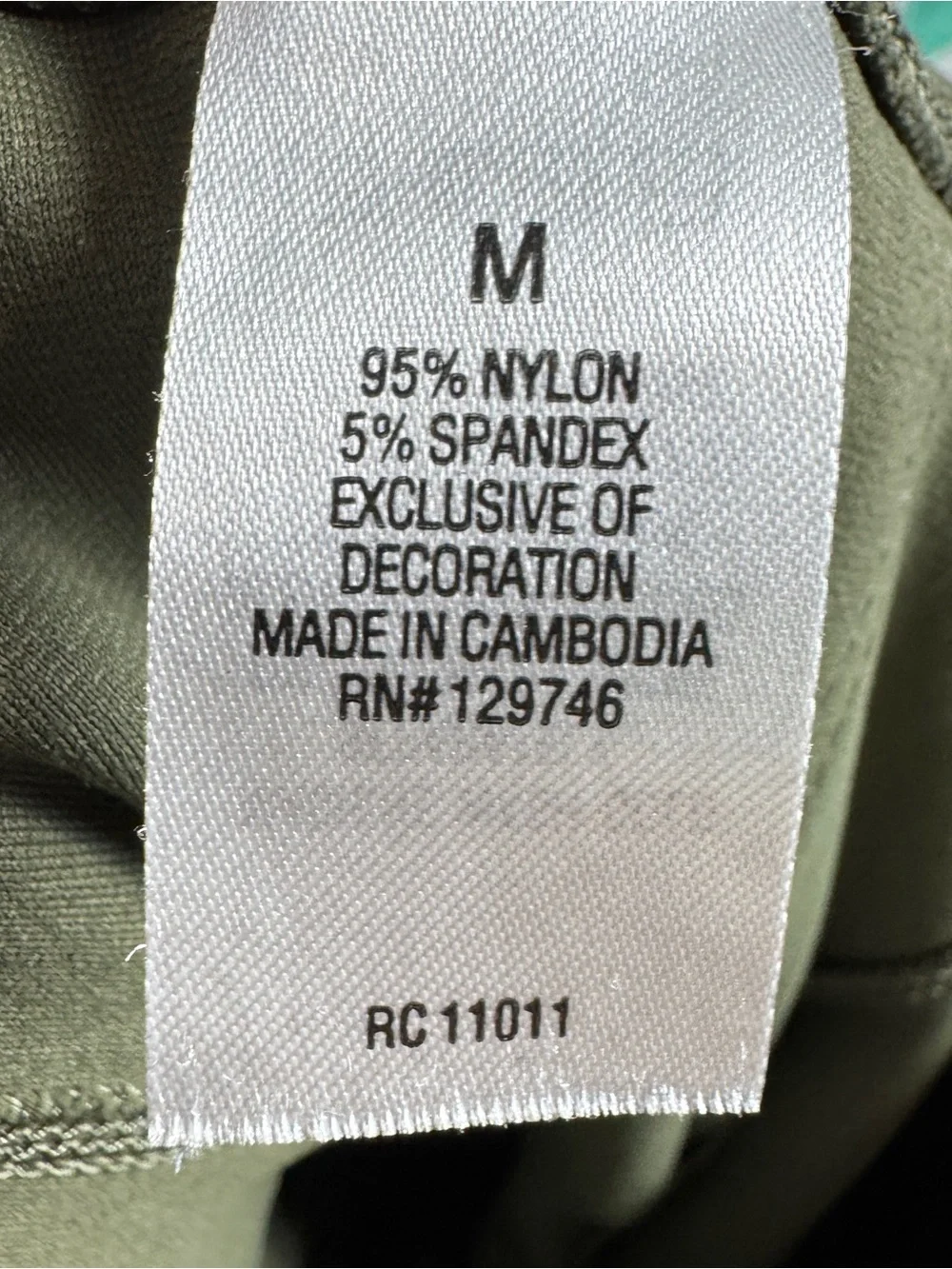 Ridgecut Toughwear Pull On Pants Womens Size‎ M Medium Olive Green